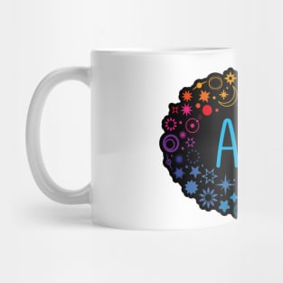 Ava name with stars Mug